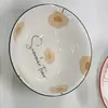 Balde de cerámica de estilo japonés simple, balde de 6 pulgadas para dormitorio, tazón para fideos instantáneos, tazón para fideos de caracol, tazón para ensalada de verduras