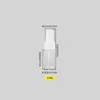 Botella de Spray Transparente 10 30 50 100ml Plástico Botella Pequeña con Spray Alcohol Líquido Dispensador Botella Pequeña Herramienta de Hidratación