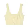 Novedades Verano 2026 Estilo Europeo y Americano Sexy Ajustado Espalda Descubierta Encaje Top Camisola Corta 3067/044