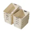 Cesta de Almacenamiento de Plástico Hogar Grande Gabinete Cesta de Almacenamiento para Artículos Varios Sala de Estar Caja de Almacenamiento para Snacks Juguetes Cesta de Almacenamiento para Dormitorio
