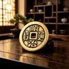 Colgante de moneda de los Cinco Emperadores de latón estilo étnico retro chino, accesorio de metal, artículo de artesanía, decoración de regalo pequeño al por mayor