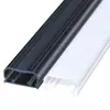 Suministro Directo de Fábrica Carcasa para Luz Lineal LED Forma de U Empotrado Tira de Luz Dura Luminaria para Gabinete Kit de Ranura Tira de Luz