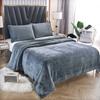 Manta Gruesa de Felpa Nube de Visón de Color Sólido Kolaike Manta de Felpa Doble Cara para Ocio Cubierta de Sábana de Cama de Felpa Falai Manta de Regalo Venta al por Mayor