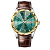 BINBOND productos genuinos cuero genuino reloj para hombre resistente al agua casual moda reloj de negocios reloj de cuarzo para estudiante de hombre