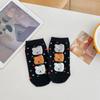 Calcetines de Oso Afelpados para Mujer Calcetines de Tubo Medio de Lunares Coloridos Estilo Universitario Calcetines de Dibujos Animados Tridimensionales Lindos para Mujer Calcetines Dongdaemun
