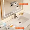 Trapeador Mini Portátil de Escritorio para Hogar con Spray Seco y Húmedo, Limpieza Manos Libres para Interiores de Doble Uso, Trapeador Pequeño de Esponja