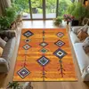 Alfombra de terciopelo cristal estilo marroquí Amazon para sala de estar, alfombra para sofá y mesa de café, alfombra decorativa de hotel, felpudo