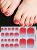 Os Novos Adesivos de Unha do Dedo do Pé Degradê da Letyi Estão Totalmente Disponíveis em Estoque para Atacado. Efeito Pérola Rosa Cebola Efeito Degradê Borrado