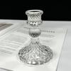Porta-Velas de Cristal Transparente Retrô Escandinavo Porta-Lâmpada para Velas de Aromaterapia Mesa Enfeites de Decoração para Casa Enfeites de Vidro