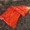 Saco de Dormir de Emergência Isolante de Filme de Alumínio PE para Exterior Kit de Primeiros Socorros Barraca Refletora à Prova de Sujeira e Umidade