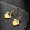 Pendientes Transfronterizos Europeos y Americanos Nuevos de Acción de Gracias Otoño Hoja de Arce Pastel de Calabaza Piña Acero Inoxidable Moda Pendientes Colgantes