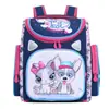 Mochila escolar transfronteiriça para alunos do ensino fundamental de 3 a 7 anos, mochila russa infantil 3D de casca rígida para comércio exterior