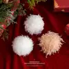 Nova Fita de Lamê Prata de Natal, Bolas de Espuma, Enfeites para Árvore de Natal, Decorações Criativas de Natal para Criar uma Atmosfera Festiva, Decorações de Festa