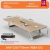 Mobiliario de Oficina Mesa de Conferencias Mesa Larga Mesa Moderna Simple de Tamaño Mesa de Negociación Mesa de Entrenamiento de Negociación Mesa Larga Rectangular y Silla