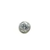 Aleación de Titanio ASTMF-136 Set Cilíndrico Aretes de Zirconia Cuerpo de Titanio G23 Joyería para Perforaciones Labret Stud Stud de Lengua Accesorios