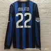 Ventas Directas de Fábrica de Camisetas de Fútbol Deportivas Retro de Manga Larga del Manchester United y Barcelona de Local y Visitante Transfronterizas con Diseños Impresos al por Mayor