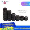 Parafuso sem cabeça de extremidade plana Grau 12.9 Hexágono de cauda plana Conjunto Parafuso de rosca reta de alta resistência