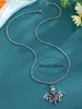 Collar de Calavera de Ángel de Halloween Comercio Electrónico Transfronterizo Venta al por Mayor de Joyería Cadena para Clavícula Retro Punk Europea y Americana para Hombres