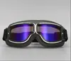 Espelho de Guidão de Motocicleta Óculos Retro Estilo Harley à Prova de Vento Areia Veículo Elétrico Capacete Meio Capacete Respirável e Seguro