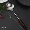 Aço inoxidável utensílios de cozinha panelas cabo de madeira pá de cozinha doméstica cozinha cozinhar escorredor espátula conjunto vendas diretas da fábrica