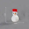 Novo produto transfronteiriço: caixa de presente de boneco de neve de Natal em miniatura, pequeno conjunto de trem, acessórios decorativos DIY e miniaturas