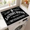 Cubierta de Tela Absorbente Antideslizante para Lavadora de Tambor Temu Amazon Estilo Americano Mesita de Noche Horno de Microondas