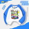 Sudadera Infantil Rhythm Box Merchandising del Juego Sprunki Ropa Camiseta de Manga Larga Infantil para Niños Mayores Top de Algodón