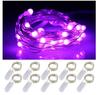 Lámpara de alambre de cobre 2032 caja de regalo caja de regalo para guía de carretera de boda decoración de pastel ramo 2 metros 20 luces cadena de luces cálidas luces pequeñas
