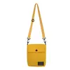 Bolsa para teléfono móvil de mujer, bolso pequeño cruzado, bolso mini de lona simple, bolso de hombro vertical versátil de moda, monedero para llaves y monedas