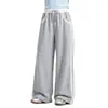 Pantalones de niña otoño pantalones de pierna recta 2026 nuevos pantalones de chándal de otoño para niños pantalones deportivos elegantes para niñas grandes pantalones casuales