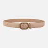 Cinturón Casual de Verano para Mujer Todo Fósforo Cinturón de Moda Nicho para Mujer Decorativo Jeans con Cinturón Retro Marrón