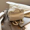 Bolso de Mano de Cuero con Cera de Aceite Estilo Coreano de Alta Calidad para el Verano 2025 Mochila Popular de Nicho de Moda Multiusos