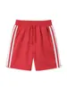 Pantalones Cortos Infantiles Moda Transfronteriza Color Sólido Rayas Blancas Uniforme Escolar Sueltos Cómodos Casual Deportivos Guardería Ropa de Grupo