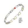 Pulseira Magnética Desmontável em Forma de Coração Vazado Transfronteiriça Conjunto de Anel de Pulseira Coração Magnético Venda por Atacado