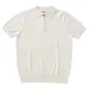 Camisa Polo de Verano para Hombre con Cremallera, Casual de Manga Corta, Deportes y Fitness, Color Sólido, Transpirable, Moderno, Versátil Top de Manga Corta
