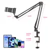 Suporte para Celular, Suporte para Tablet, Suporte de Mesa para Cabeceira, Suporte para Preguiçosos para Assistir Dramas, Rotativo, Portátil, Base Multifuncional de Metal