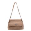 Bolsa Tote Têxtil Macia e Encerada Casual de Estilo Coreano de Alta Qualidade e Alto Valor Nova Niche para Pendurar no Ombro com Corrente Versátil para o Dia a Dia para Mulheres