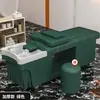 Calentador de Agua Personalizable de 110V para Barberías, Circulación de Agua a Vapor, Limpieza de Oídos, Salón de Belleza Terapia Capilar Estilo Tailandés, Cama para Lavado de Cabello