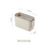 Lonchera de tres capas de paja de trigo de estilo japonés, lonchera portátil para horno microondas, lonchera de plástico PP con compartimento de doble capa