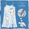 Nuevo 2024 Vestido de noche de verano para niños del sudeste asiático, falda de tirantes, niña, princesa, caricatura, prenda de una pieza para casa, pijama