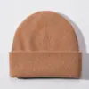 Gorro de Punto Otoño e Invierno Cálido Gorro de Lana Nuevo Estilo Unisex Gorro al por Mayor 100% Lana Pura Gorro de Punto con Protección para Orejas