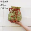 Cestas de Peixe de Bambu Feitas à Mão, Mochilas Pequenas, Sinos de Vento, Produtos de Bambu, Itens Decorativos, Colheita de Chá, Adereços para Performance de Dança, Cestas de Bambu, Cestas para Arranjo de Flores