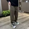 Otoño e Invierno Casual Americano Atractivo Pantalones de Chándal Blancos para Hombre Sueltos de Marca de Moda con Cordón Versátiles Pantalones Leggings Deportivos