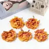 Flor de Peonía Rosa Simulada de Múltiples Capas Grande de 7 cm para Tocados DIY, Accesorios para el Cabello, Accesorios de Flor de Camelia de Seda, Accesorios para Ropa