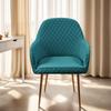 Funda elástica transfronteriza con diseño de jacquard y diamantes, nueva funda curva para silla, reposabrazos altos, elástica, de forma especial, para silla de comedor de hotel, disponible en SHEIN.