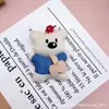 Mochila de Mezclilla Ins Coreana Nueva Cachorro Oso Pinzas para el Cabello de Niños Accesorios de Joyería Rellenos de Algodón Ropa Accesorios DIY