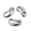 Hebilla de Camarón de Acero Inoxidable 316L Pulido Fino Hebilla de Acero de Titanio Hebilla Decorativa para Bolso Hebilla Grande en D Hebilla de Montañismo Accesorios de Joyería