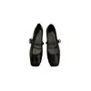 Sapatos Mary Jane Planos Retrô Pretos 2026 Primavera e Outono Novo Estilo Francês Vermelho Brisa da Noite Sapatos Delicados para Vestir
