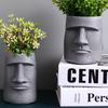 Estatua de Piedra Transfronteriza Florero de Flores Secas Artesanías Creativas Decoraciones para Sala de Estar Estatua de Resina Maceta para Planta Suculenta En Stock