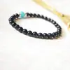 Pulsera estrella vintage cielo estrellado piedra arenisca moda femenina pulsera calcedonia azul pulsera regalo simple personalizado coreano